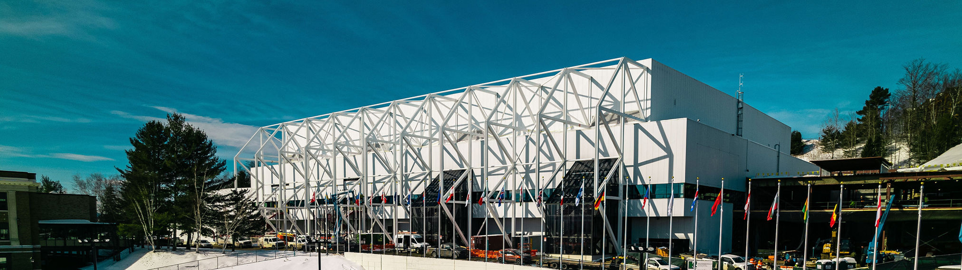 The Olympic Center while under construction