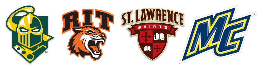 Logos - Clarkson | RIT | St. Lawrence | Merrimack